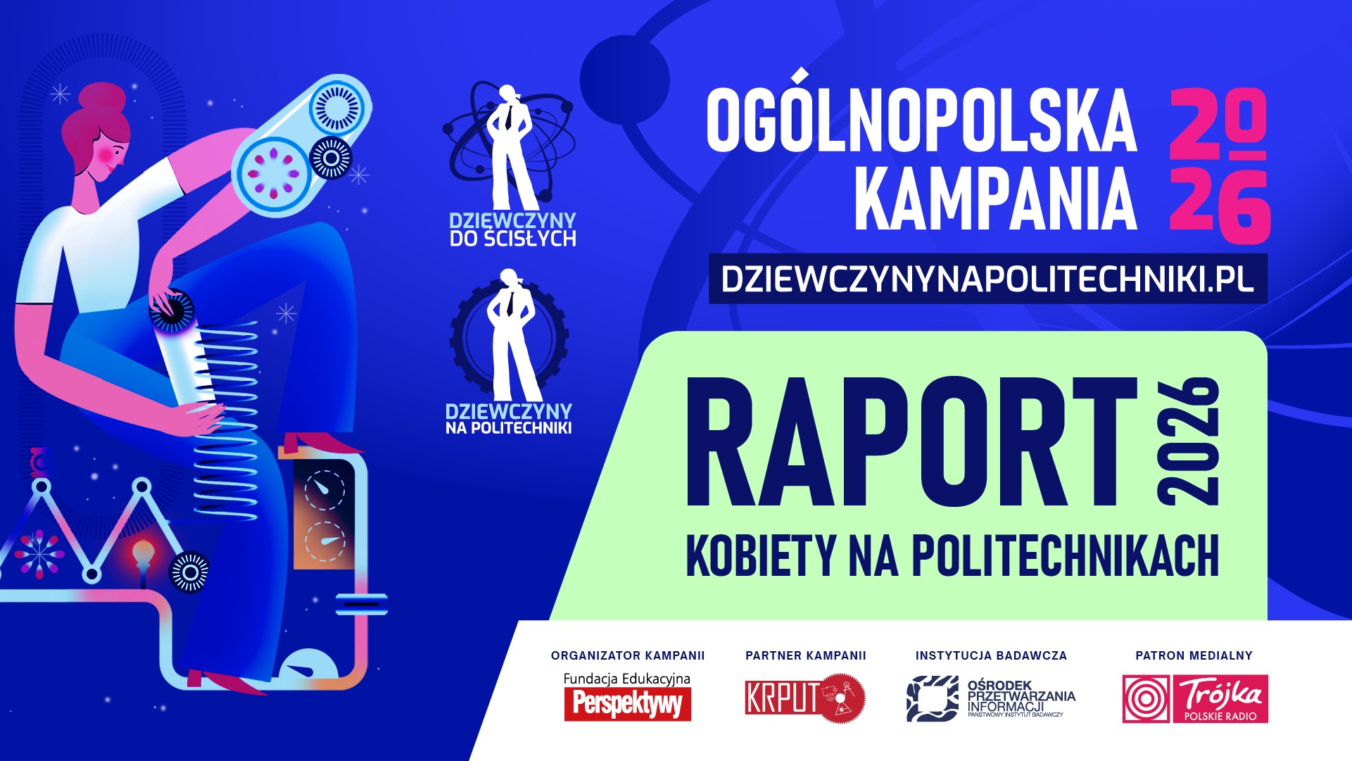 Znamy dane z raportu „Kobiety na politechnikach 2026” Perspektyw i OPI